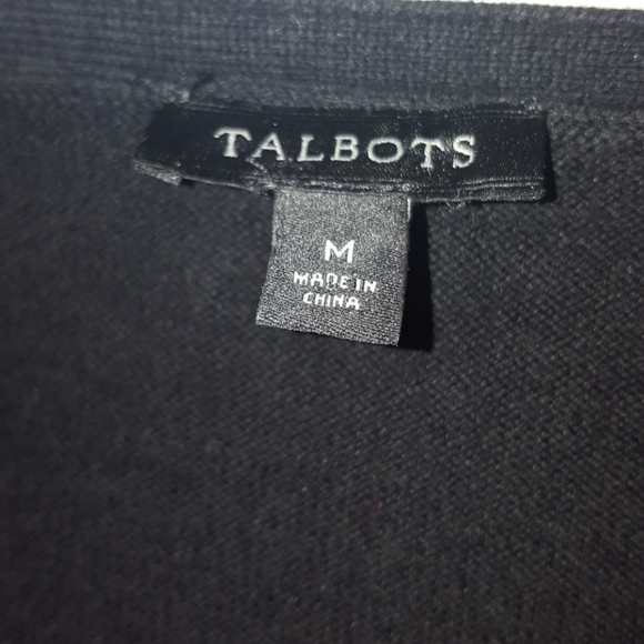 Talbots Black Embellished Sweater - Picture 4 of 4